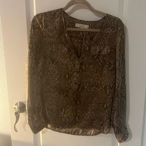 Snake skin blouse